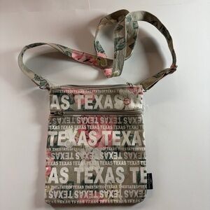 Robin Ruth Texas Floral Canvas Crossbody Bag – New